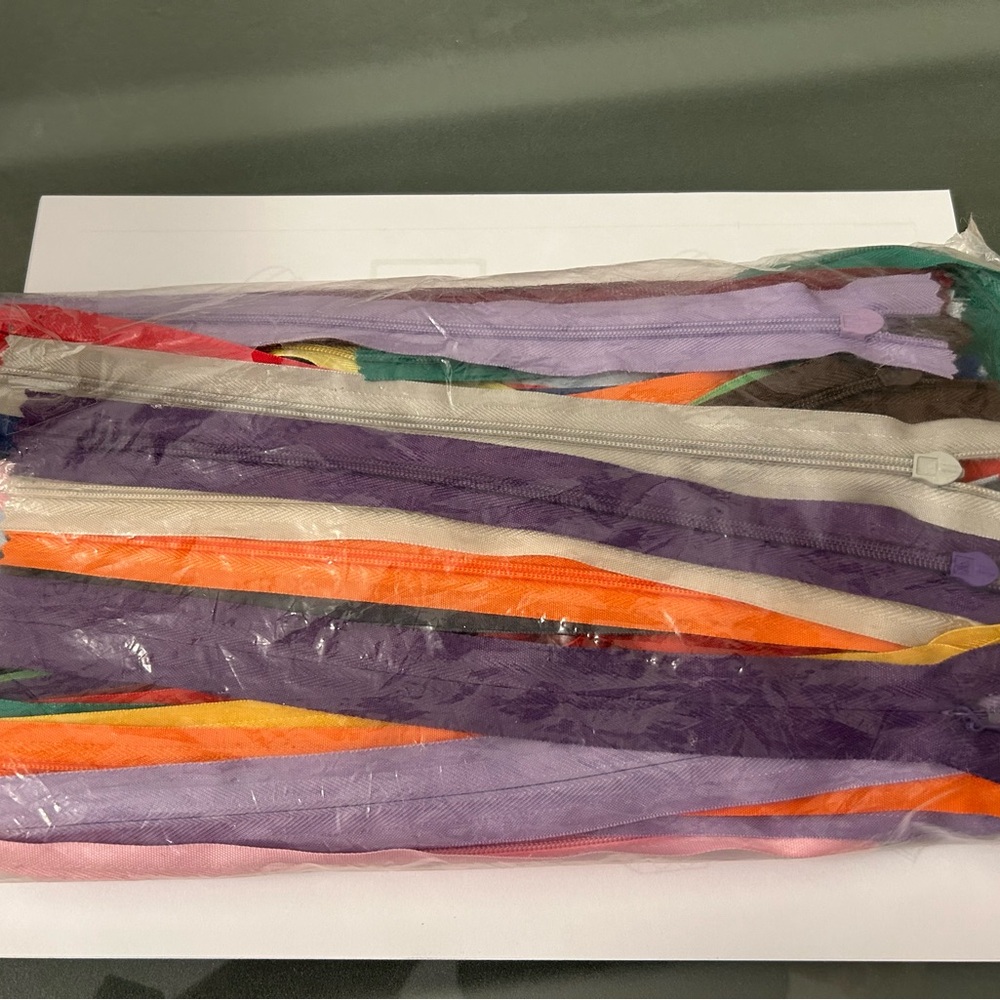 Colorful Assorted Zippers Pack